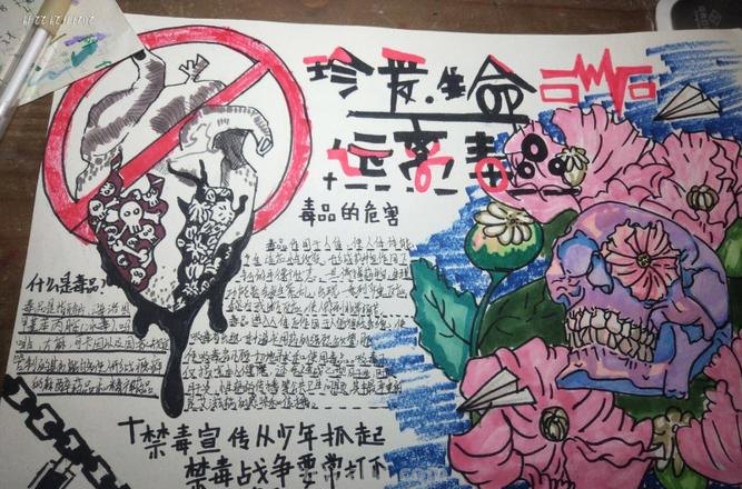 怎么做禁毒手抄报 关于禁毒的手抄报？
