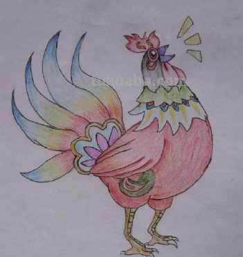 鸡年手抄报的鸡怎么画 大公鸡画画？