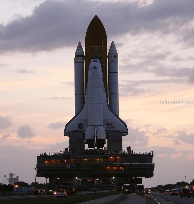 儿童简笔画精选-航天飞机（Space Shuttle）的画法