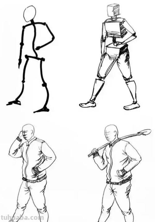 苹果人速写 速写人物走线技巧？