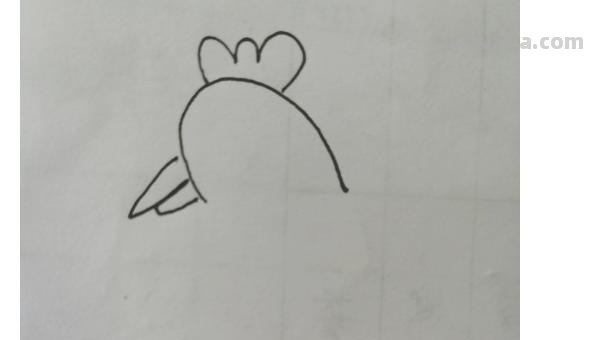 怎么画公鸡的简笔画 公鸡笔画顺序？
