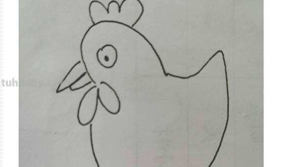 怎么画公鸡的简笔画 公鸡笔画顺序？