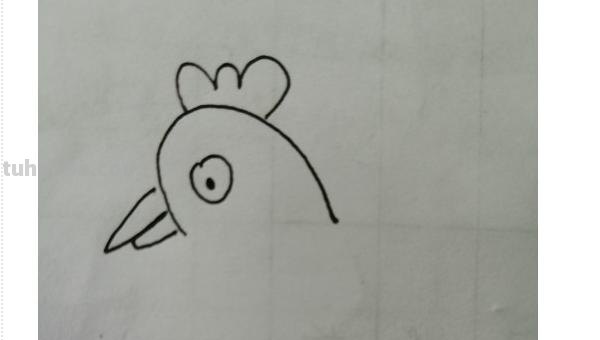 怎么画公鸡的简笔画 公鸡笔画顺序？