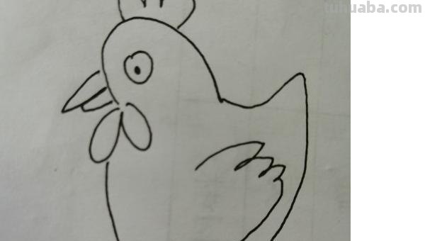 怎么画公鸡的简笔画 公鸡笔画顺序？