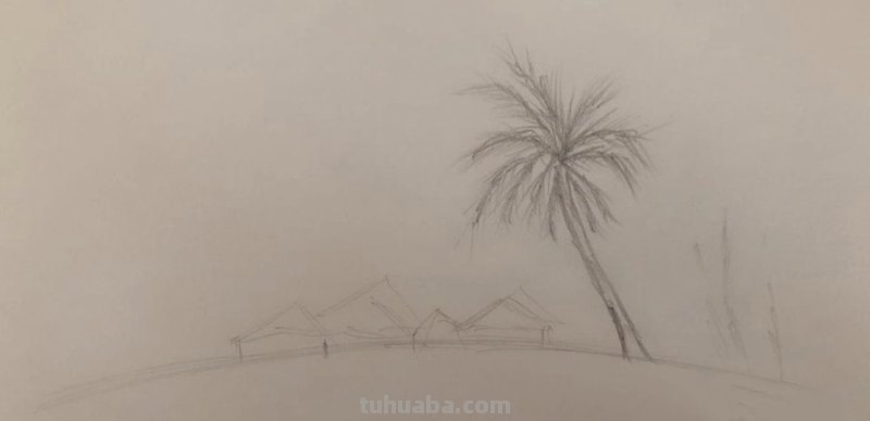 彩铅画的亭子图片怎么画 如何绘画亭子？