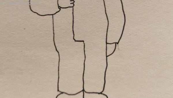 医疗人员速写 怎样画简笔画——穿防护服的医护人员？