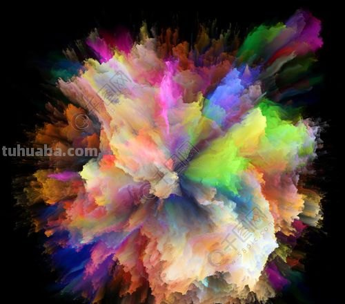 色彩爆破及色彩爆炸图，让你的绘画更加生动！ 