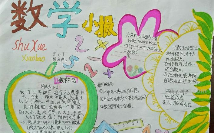 数学手抄报的内容写什么 数学手抄报句子？