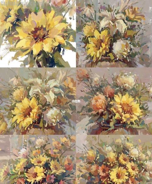 花卉色彩画法：如何用色彩表现花朵的美丽？ 