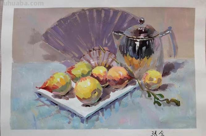 高考色彩画：用色彩的艺术诠释高考的精神 
