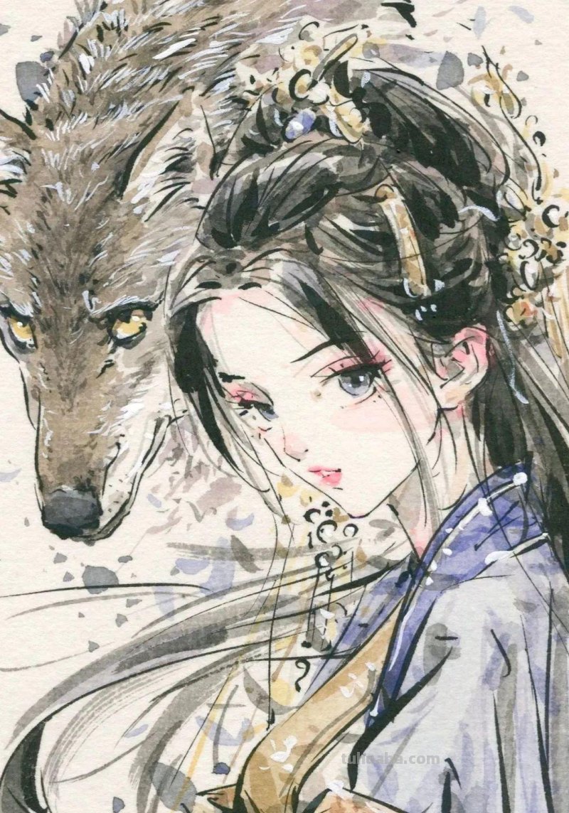 清华才子的水墨速写，笔下小姐姐撩人到腿软！这画风太迷人了