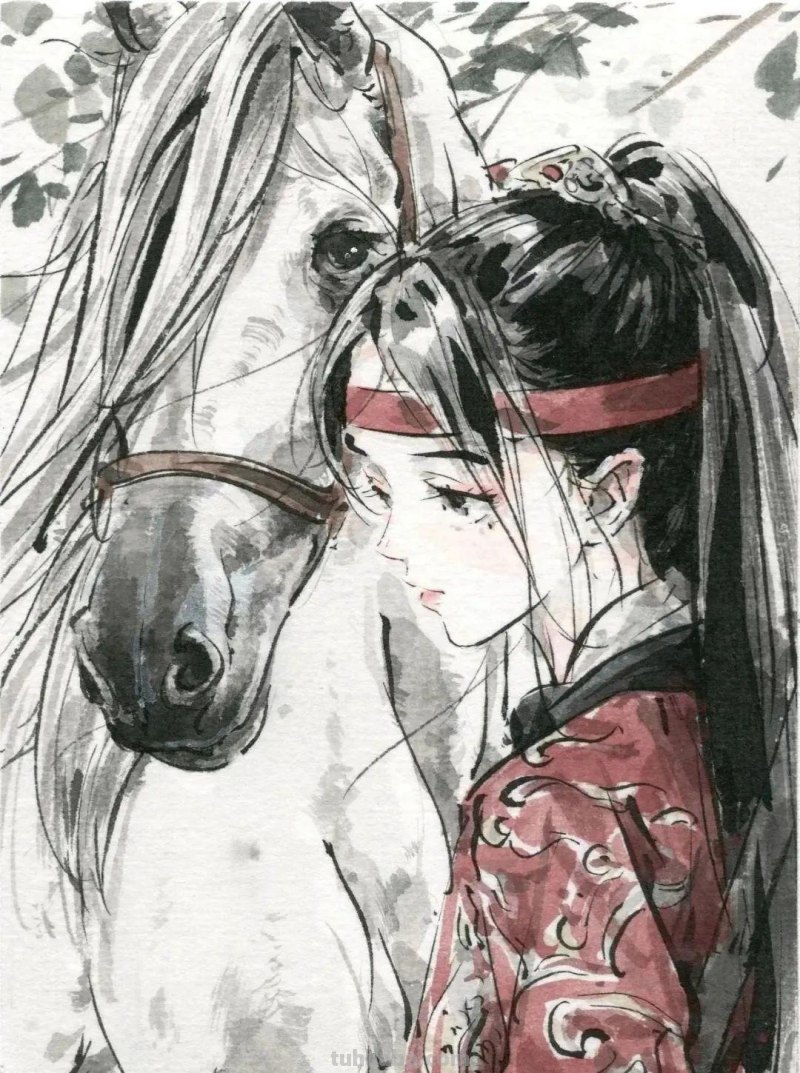 清华才子的水墨速写，笔下小姐姐撩人到腿软！这画风太迷人了