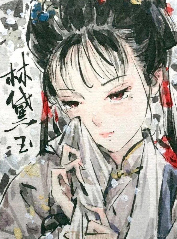 清华才子的水墨速写，笔下小姐姐撩人到腿软！这画风太迷人了