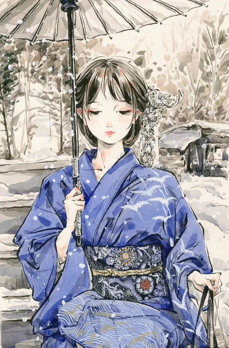 清华才子的水墨速写，笔下小姐姐撩人到腿软！这画风太迷人了