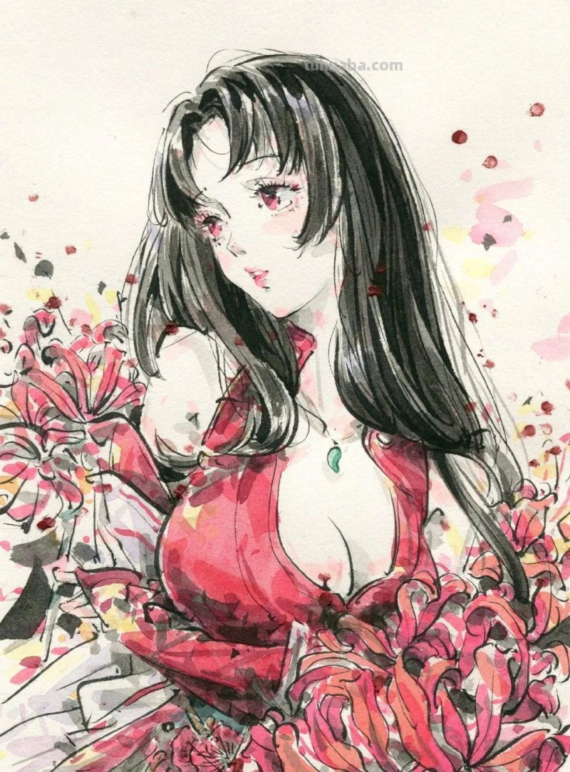 清华才子的水墨速写，笔下小姐姐撩人到腿软！这画风太迷人了
