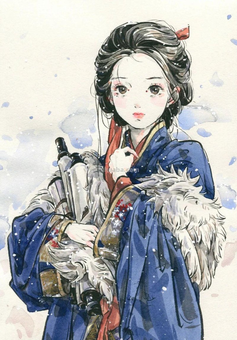 清华才子的水墨速写，笔下小姐姐撩人到腿软！这画风太迷人了