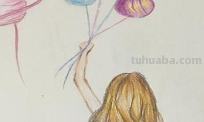 彩铅画怎么画小清新女孩 怎么用彩铅画樱花树下荡秋千的女孩的慢教程？