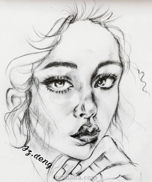 速写人头帅 肖像素描入门教学？