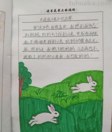 逃家小兔的读书卡怎么画 逃家小兔绘本主要内容？