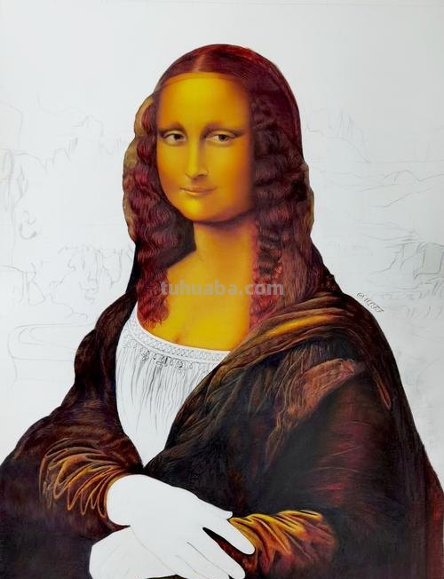 用彩铅怎么画夸张的画 怎么用彩铅画蒙娜丽莎？