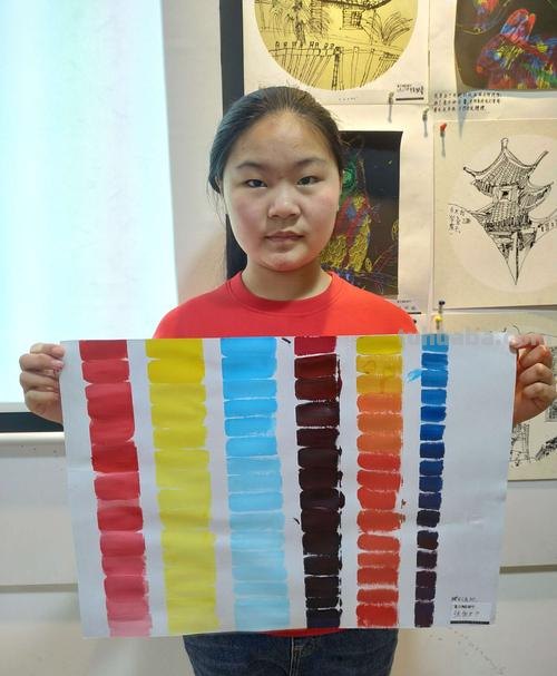 色彩色阶及色彩色阶明度渐变作业 