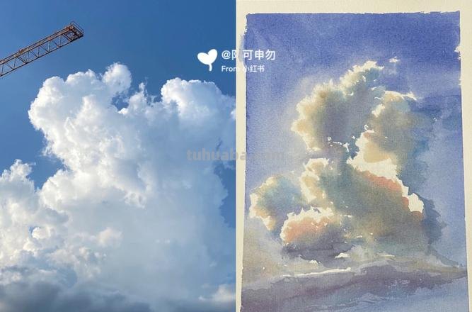 云的色彩画及云的色彩画法 