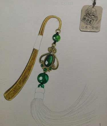 用彩铅画古风图案怎么画 书签怎么做古风彩铅？