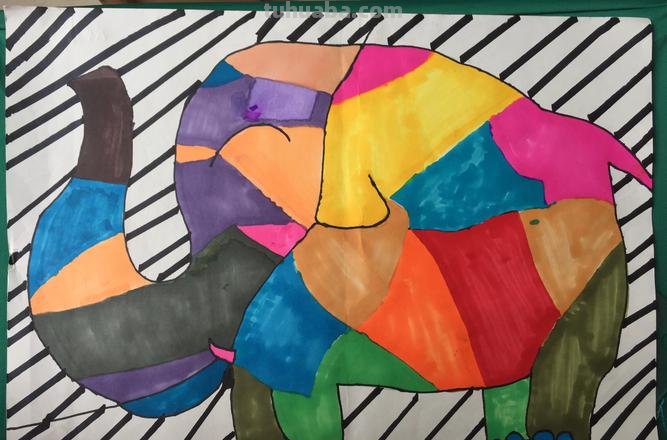 如何用色彩的纯度画出简单漂亮的儿童画 