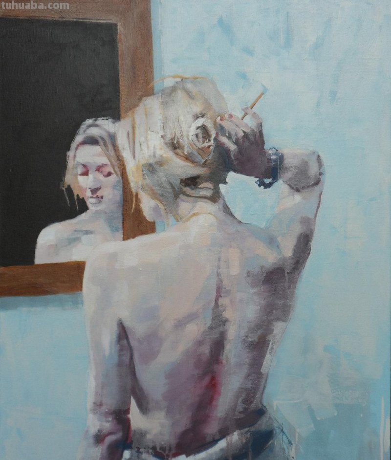 人体背影，惊艳无比的油画︱英国画家ScottBridgwood的作品