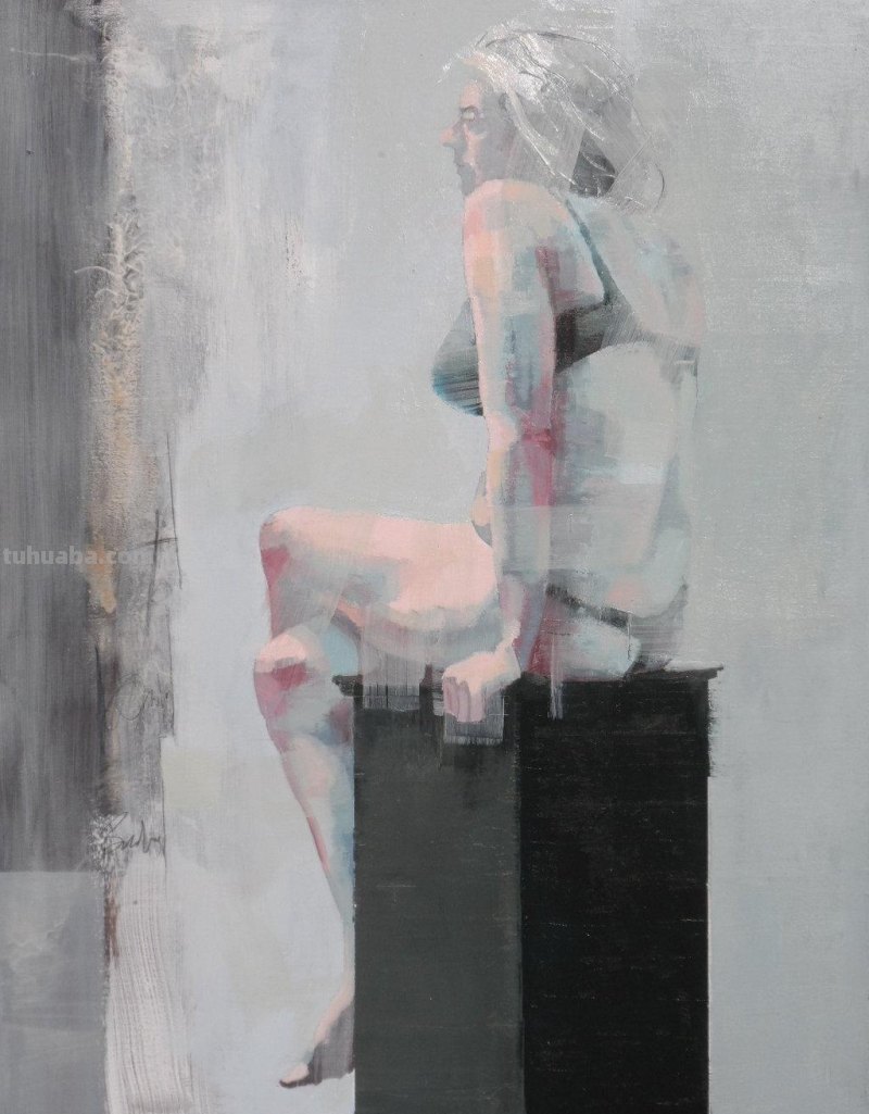 人体背影，惊艳无比的油画︱英国画家ScottBridgwood的作品