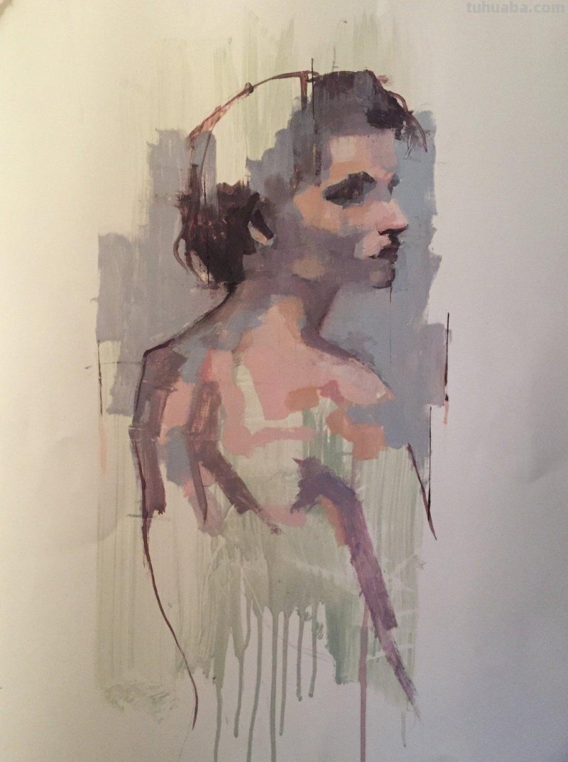 人体背影，惊艳无比的油画︱英国画家ScottBridgwood的作品
