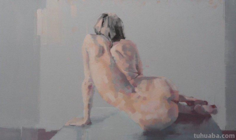 人体背影，惊艳无比的油画︱英国画家ScottBridgwood的作品