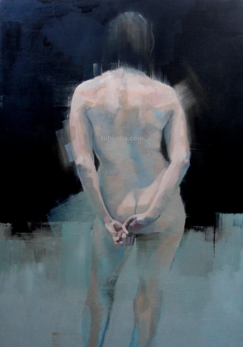 人体背影，惊艳无比的油画︱英国画家ScottBridgwood的作品