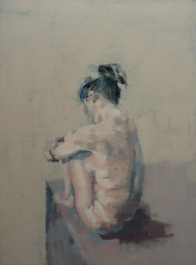 人体背影，惊艳无比的油画︱英国画家ScottBridgwood的作品