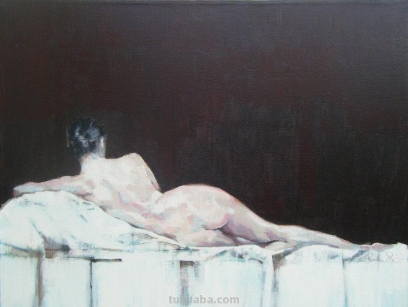 人体背影，惊艳无比的油画︱英国画家ScottBridgwood的作品