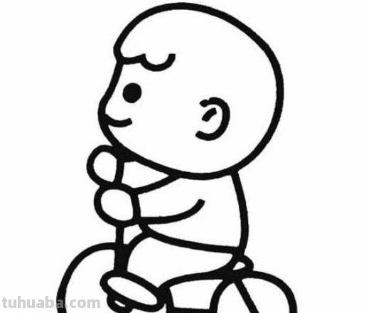 简笔画的小人怎么画 骑单车小人的简笔画方法?