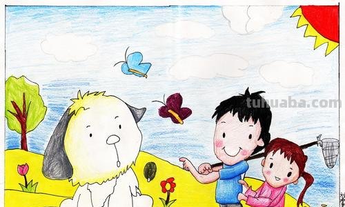 夏天的世界缤纷色彩及夏天色彩画 