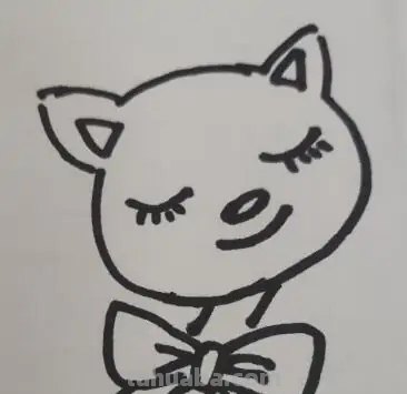猫咪的儿童彩铅画怎么画 小猫画画教程？