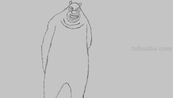 熊大怎么画简笔画 简笔画熊大的画法？