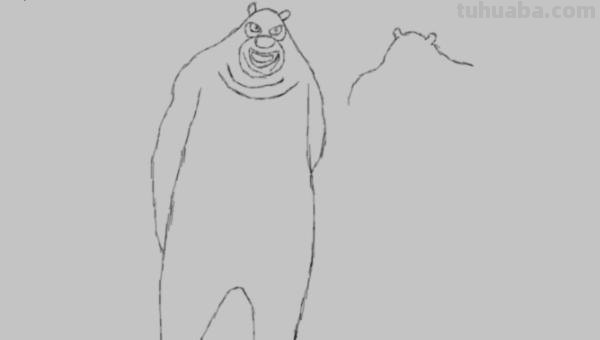 熊大怎么画简笔画 简笔画熊大的画法？