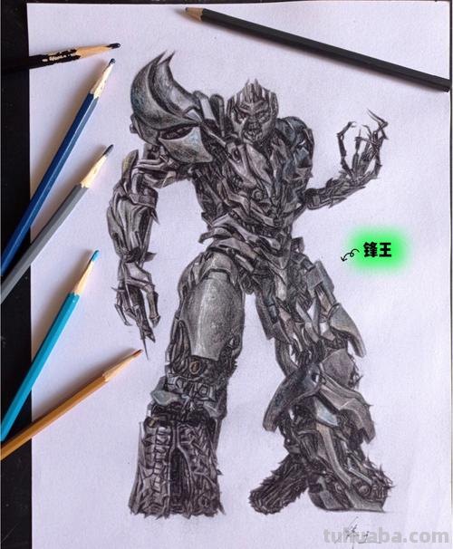 简单汽车人彩铅画怎么画 简单彩铅画？