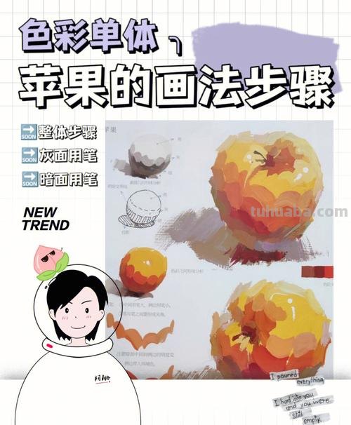 用色彩打造漂亮的苹果图标——色彩苹果教程及步骤图片 