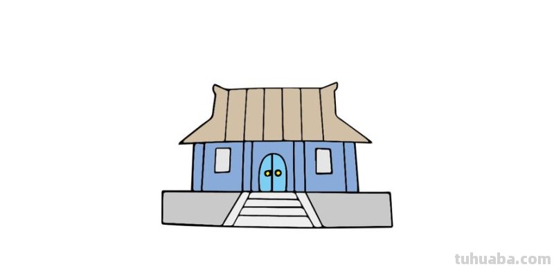 古代房子怎么画简笔画 房子画法教程。怎么画房子,如果画房子?简笔画?