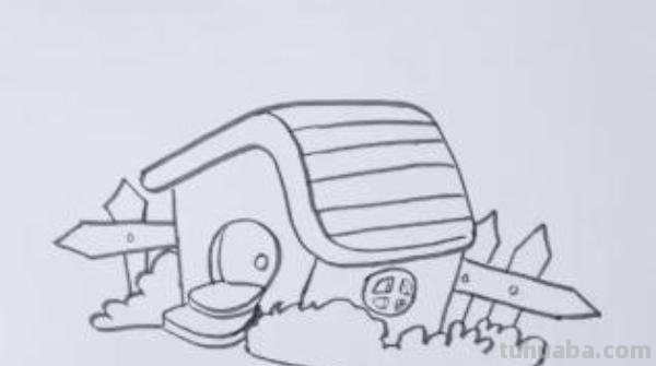 古代房子怎么画简笔画 房子画法教程。怎么画房子，如果画房子？简笔画？