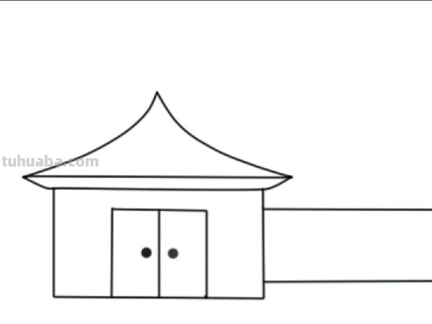 古代房子怎么画简笔画 房子画法教程。怎么画房子，如果画房子？简笔画？