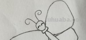 蝴蝶小鸟怎么画简笔画 一步一步画蝴蝶？
