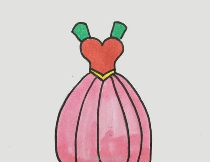 母亲节的手抄报怎么画裙子 裙子简笔画怎么画？