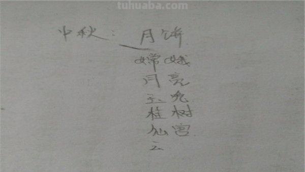中秋节的手抄报怎么画头发 三年级中秋节画嫦娥奔月的画？
