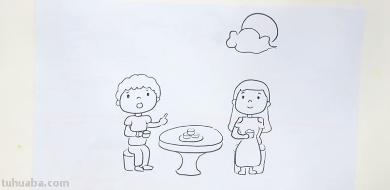 中秋节的手抄报怎么画头发 三年级中秋节画嫦娥奔月的画？