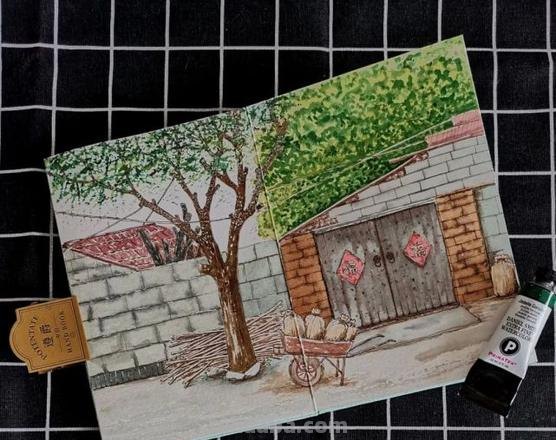 探秘色彩村庄：用画笔记录美好的生活 
